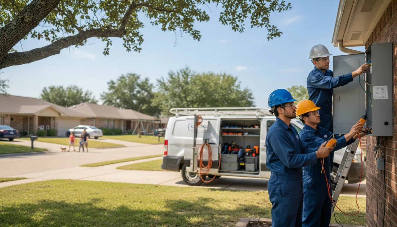 Certified electrician providing emergency electrical services in Collins, MO